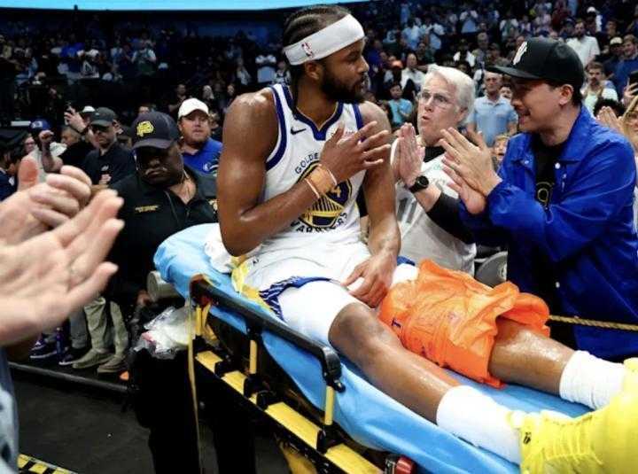 勇士客场险胜独行侠;穆迪加时赛突遭膝盖重创;专家建议尽快影像学评估。 体育新闻